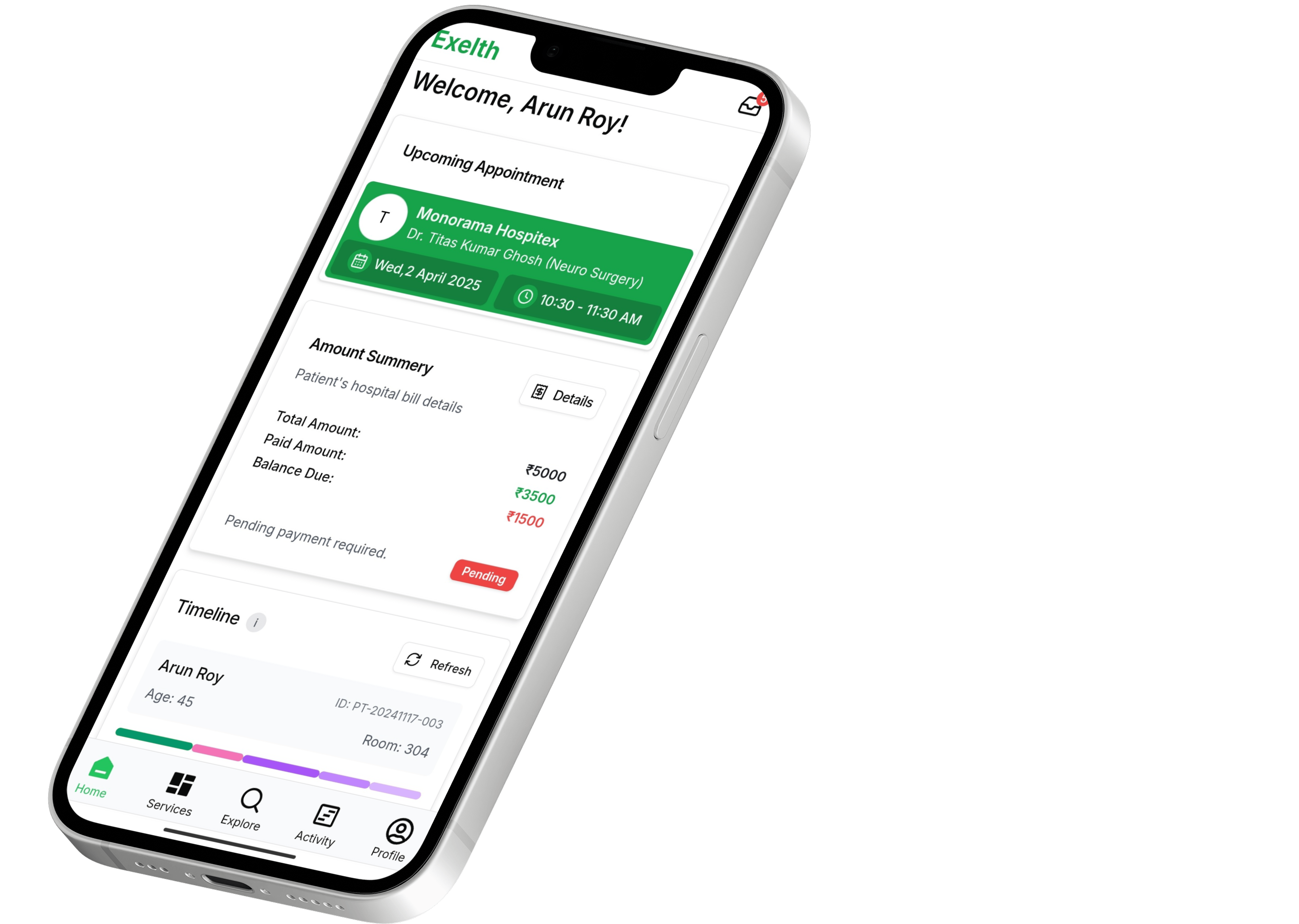 Mobile App for Patients